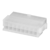 Connettore Molex Serie Mini-Fit Jr. 16 Vie Femmina Porta Pin Maschio Bianco Codice 0039012161
