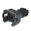 Connettore TE-Connectivity Serie JPT 2 Vie Maschio Porta Pin Femmina Nero Codice 282190-1