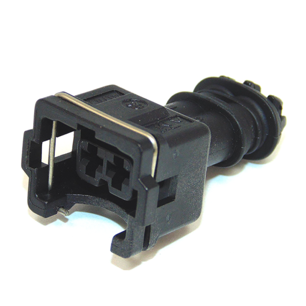 Connettore TE-Connectivity Serie JPT 2 Vie Maschio Porta Pin Femmina Nero Codice 282190-1