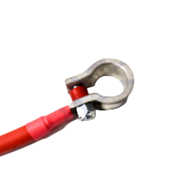 Coppia Cavo Batteria Cablato con Capicorda Occhiello e Morsetto