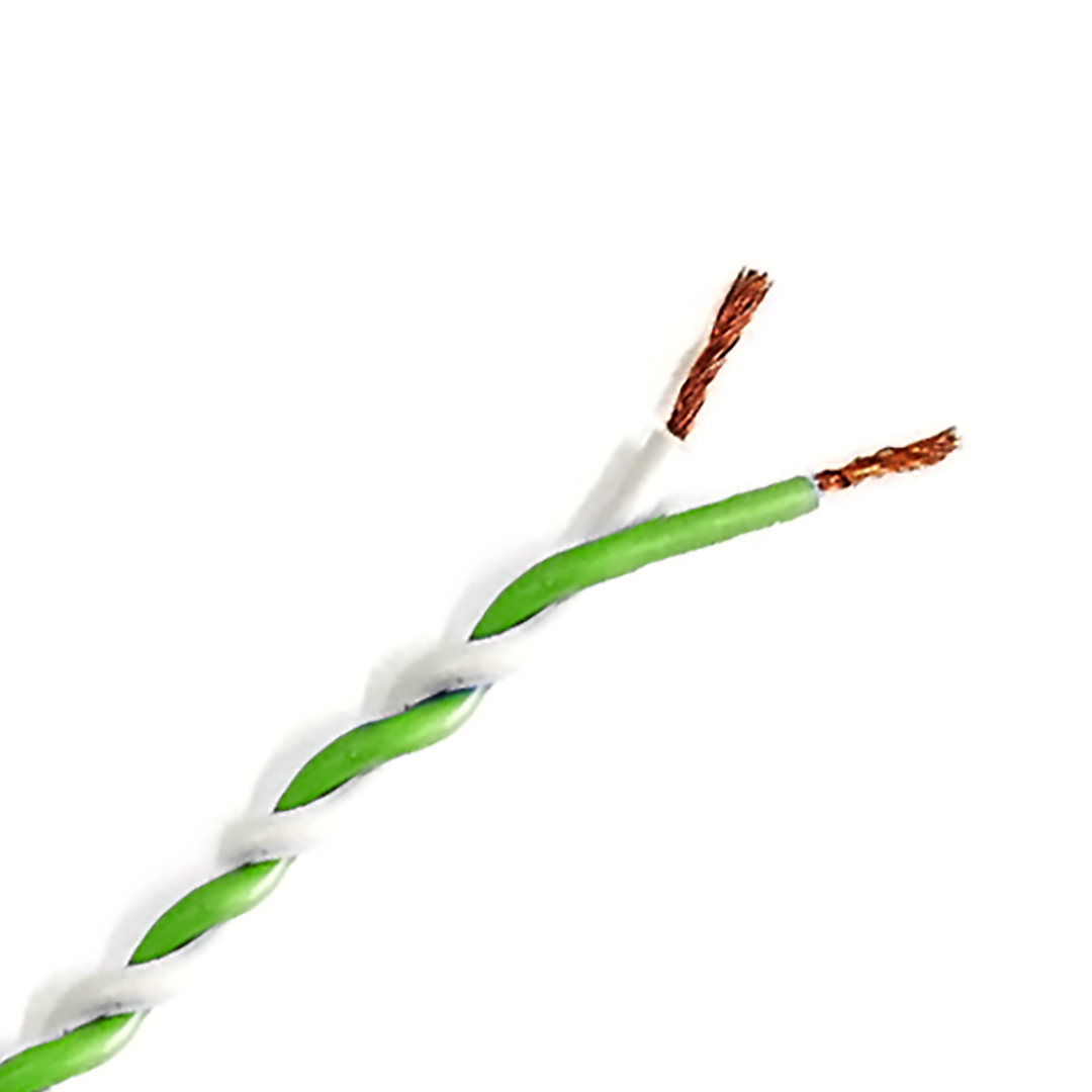 Cavo Twistato Bianco-Verde Automotive Bipolare FLRY-B ISO 6722
