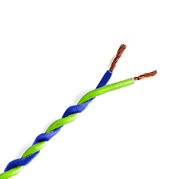 Cavo Twistato Blu-Verde Automotive Bipolare FLRY-B ISO 6722