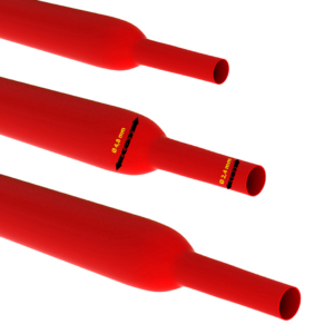 Termorestringente Rossa Ø4,8mm Restrizione 2:1 Guaina