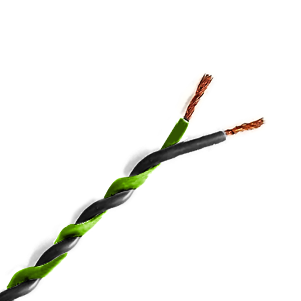 Cavo Twistato Verde-Nero Automotive Bipolare FLRY-B ISO 6722