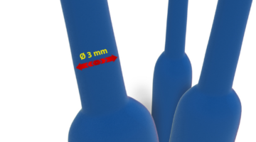 Termorestringente Adesiva Ø9mm Restrizione 3:1 Guaina Blu