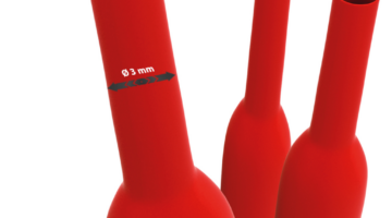 Termorestringente Adesiva Ø9mm Restrizione 3:1 Guaina Rossa