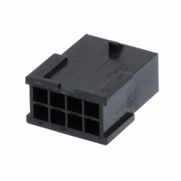 Connettore 8 Vie 0430200801 Molex Serie Micro-Fit 3.0 Nero