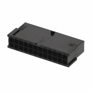 Connettore 24 Vie 0430202401 Molex Serie Micro-Fit 3.0 Nero