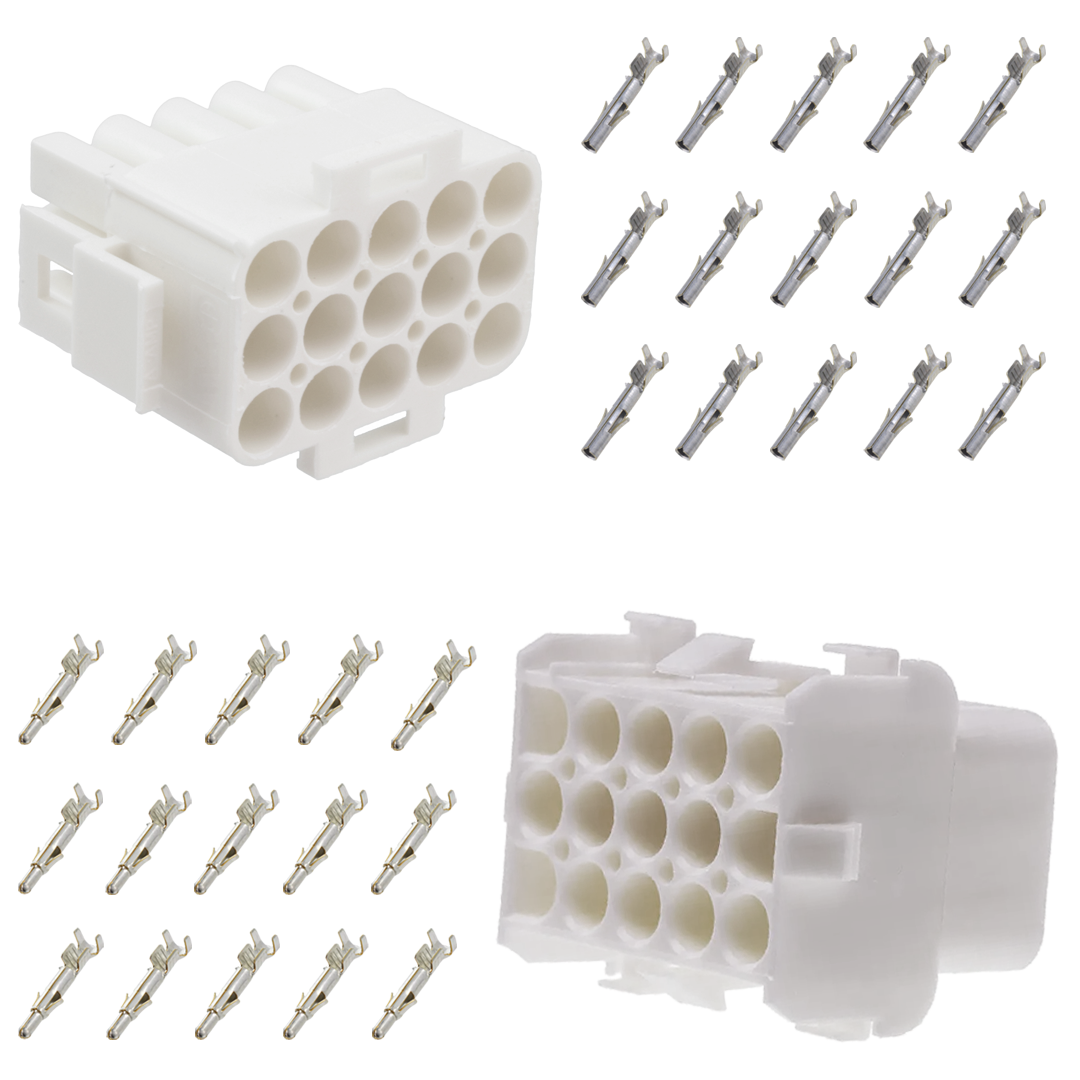 MATE-N-LOK 15Vie Kit Connettori TE-Connectivity