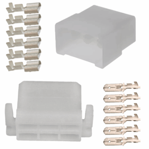 Kit 6Vie Fastin Faston Serie 250 Connettori TE-Connectivity