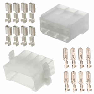 Kit 8Vie Fastin Faston Serie 250 Connettori TE-Connectivity
