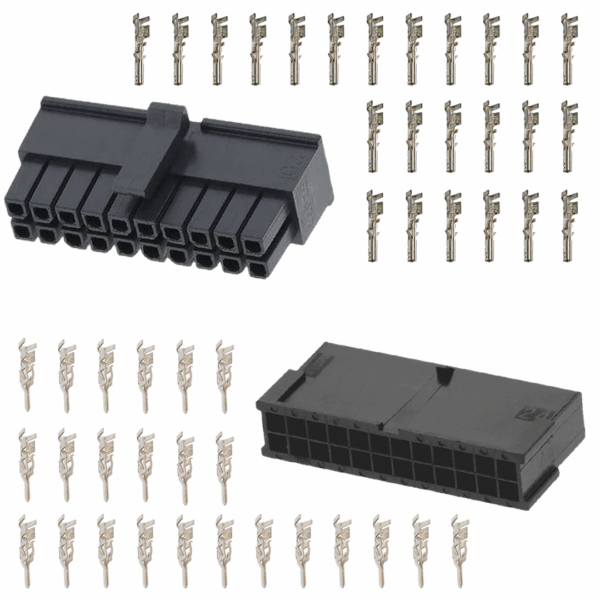 Kit 24Vie Micro-Fit 3.0 Molex Connettore Nero