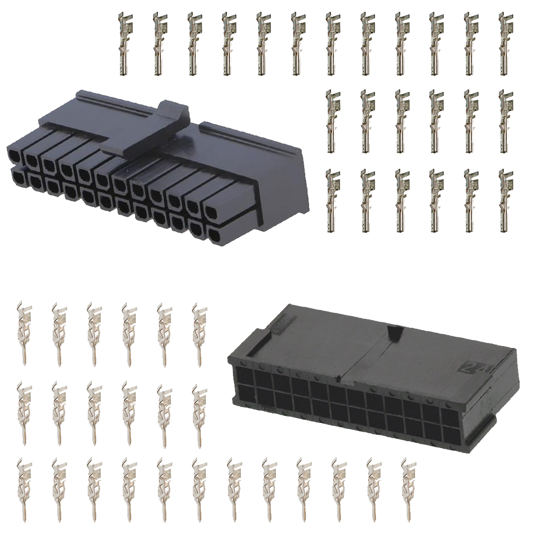 Kit 24Vie Micro-Fit 3.0 Molex Connettore Nero