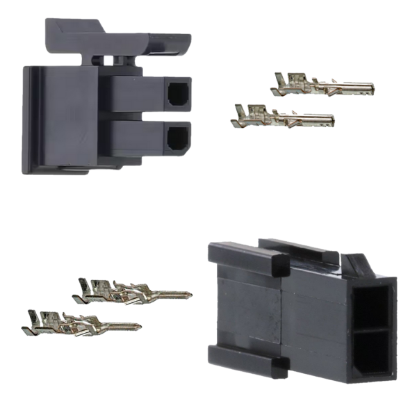 Kit 2Vie Micro-Fit 3.0 Molex Connettore Nero