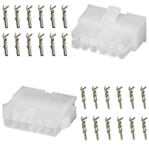 Mini-Fit 12Vie Kit Connettori Molex Bianco