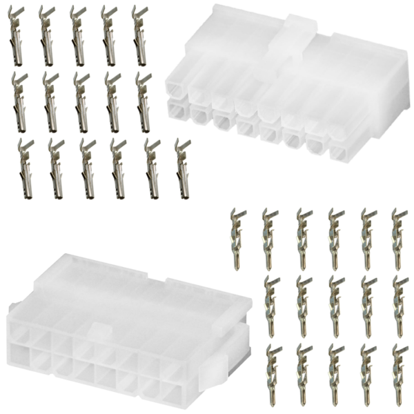 Mini-Fit 16Vie Kit Connettori Molex Bianco