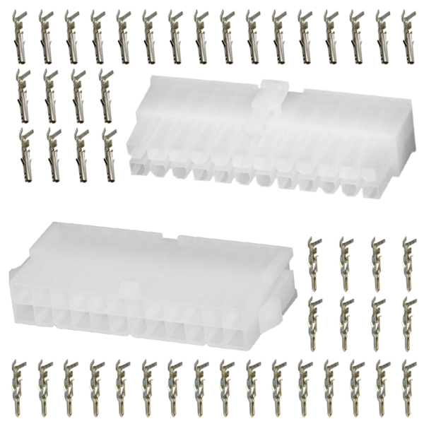 Mini-Fit 24Vie Kit Connettori Molex Bianco