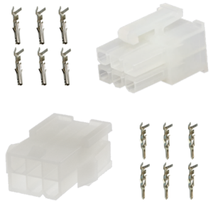 Mini-Fit 6Vie Kit Connettori Molex Bianco