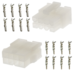 Mini-Fit 8Vie Kit Connettori Molex Bianco