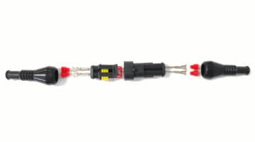 Kit 2Vie Connettori e Cuffie Superseal AMP TE-Connectivity 1.5mm