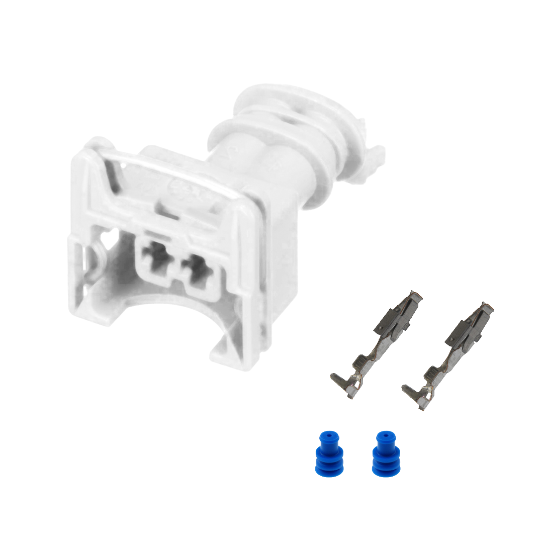 Kit Connettore 282189-3 2Vie TE-Connectivity JPT Bianco