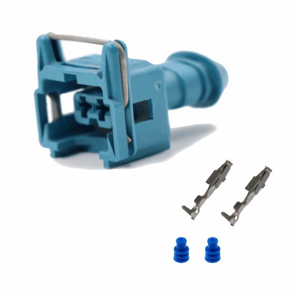 Kit Connettore 963040-1 2Vie TE-Connectivity JPT Blu