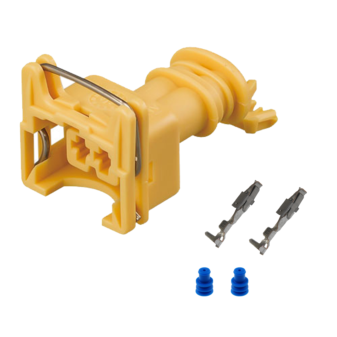 Kit Connettore 282189-7 2Vie TE-Connectivity JPT Giallo