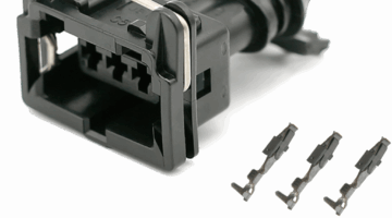 Kit Connettore 282191-1 3Vie TE-Connectivity JPT Nero