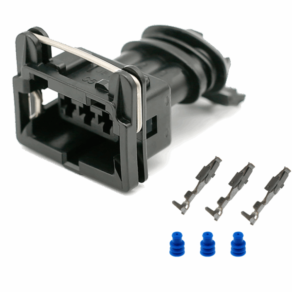 Kit Connettore 282191-1 3Vie TE-Connectivity JPT Nero
