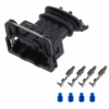 Kit Connettore 282192-1 4Vie TE-Connectivity JPT Nero