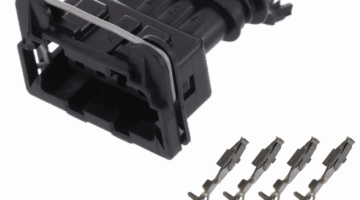 Kit Connettore 282192-1 4Vie TE-Connectivity JPT Nero