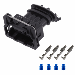 Kit Connettore 282192-1 4Vie TE-Connectivity JPT Nero