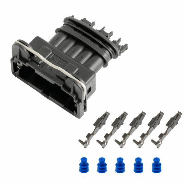 Kit Connettore 282193-1 5Vie TE-Connectivity JPT Nero