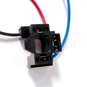 Kit Portalampada H4 Cablato Connettore 3Vie Nero