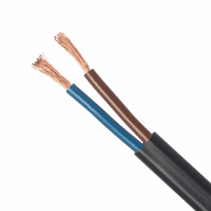 Cavo Elettrico Bipolare 2x0.75mm² H03VV-F Nero 2x18AWG
