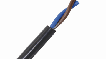 Cavo Elettrico Bipolare 2x1.50mm² H05VV-FPT Nero 2x16AWG