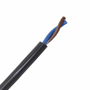 Cavo Elettrico Bipolare 2x1.50mm² H05VV-FPT Nero 2x16AWG